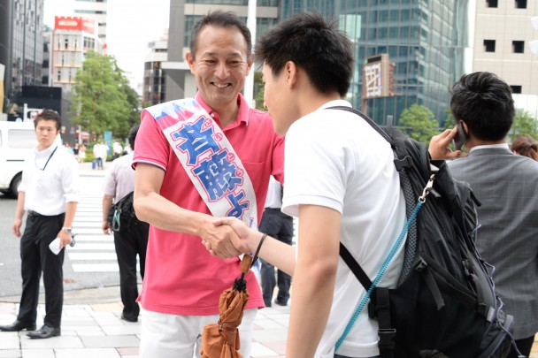 常に子どもたちに温かく寄り添う斉藤候補